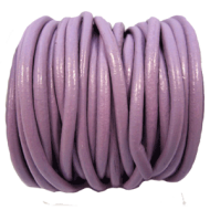 Leer koord Lila 3mm